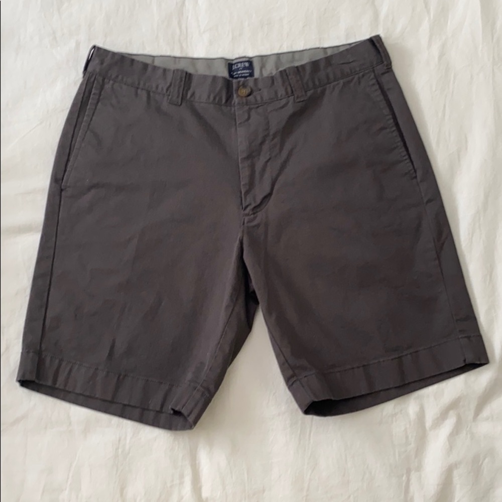 J.Crew Factory Flex Gramercy Gray Khaki Shorts